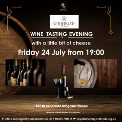 Wine Tasting Evening Friday 24 July