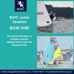 Boat Hire for Junior Sailing Sessions 2026