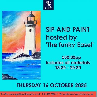 'Sip and Paint' 16 October