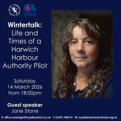 RHYC / CA Wintertalk "Life and Times of a Harwich Harbour Authority Pilot'