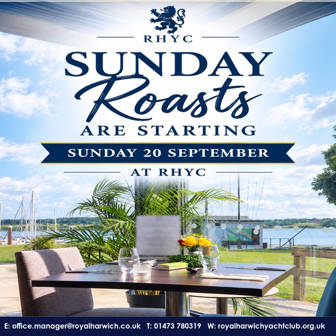Sunday Lunches available from 20 September