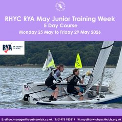 RHYC RYA May Junior Training Week