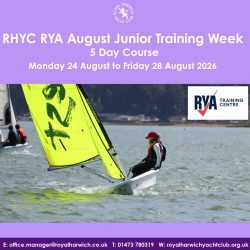RHYC RYA August Junior Training Week