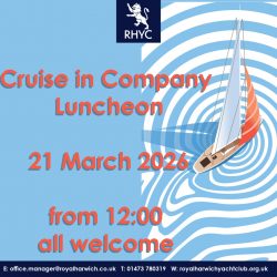 'Cruise in Company' Luncheon 21 March