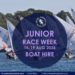 Boat Hire for Junior Race Week August 2026