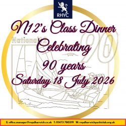 N12 Class Dinner (90th Anniversary) Saturday 18 July 2026