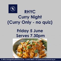 Curry Night Friday 5 June 2026 (Curry Only for any CIC and members)