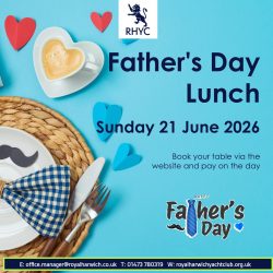 Father's Day Lunch Sunday 21 June 2026