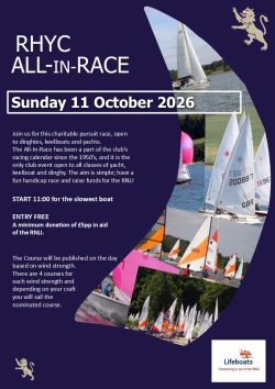 RHYC All In Race - Sunday 11 October 2026