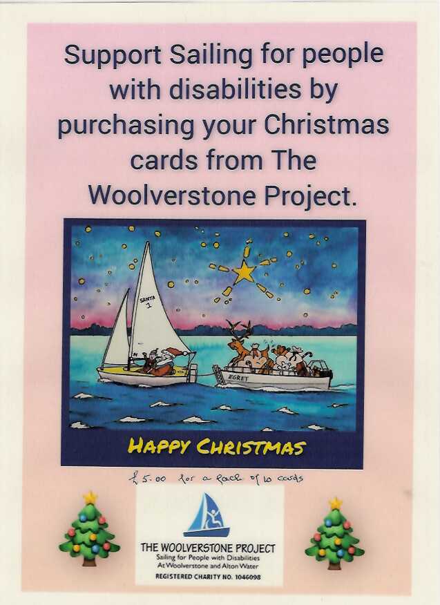 Christmas Cards on sale proceeds for 'Woolverstone Project'